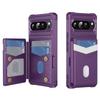 For Google Pixel 10/Pixel 10 Pro Case RFID Blocking Card Slot Kickstand Leather + TPU Phone Cover