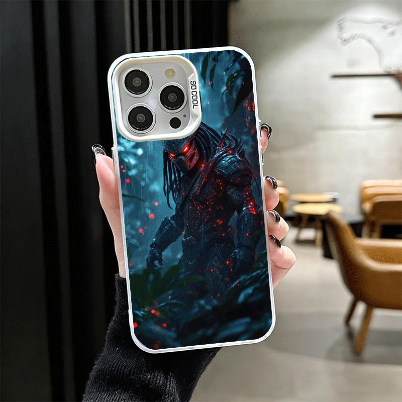 Мягкий чехол для телефона A-Alien Vs P-Predator для iPhone 15 16 17 Pro Max 17Air 16E 14 Plus 13 12 Mini Ударопрочная задняя крышка