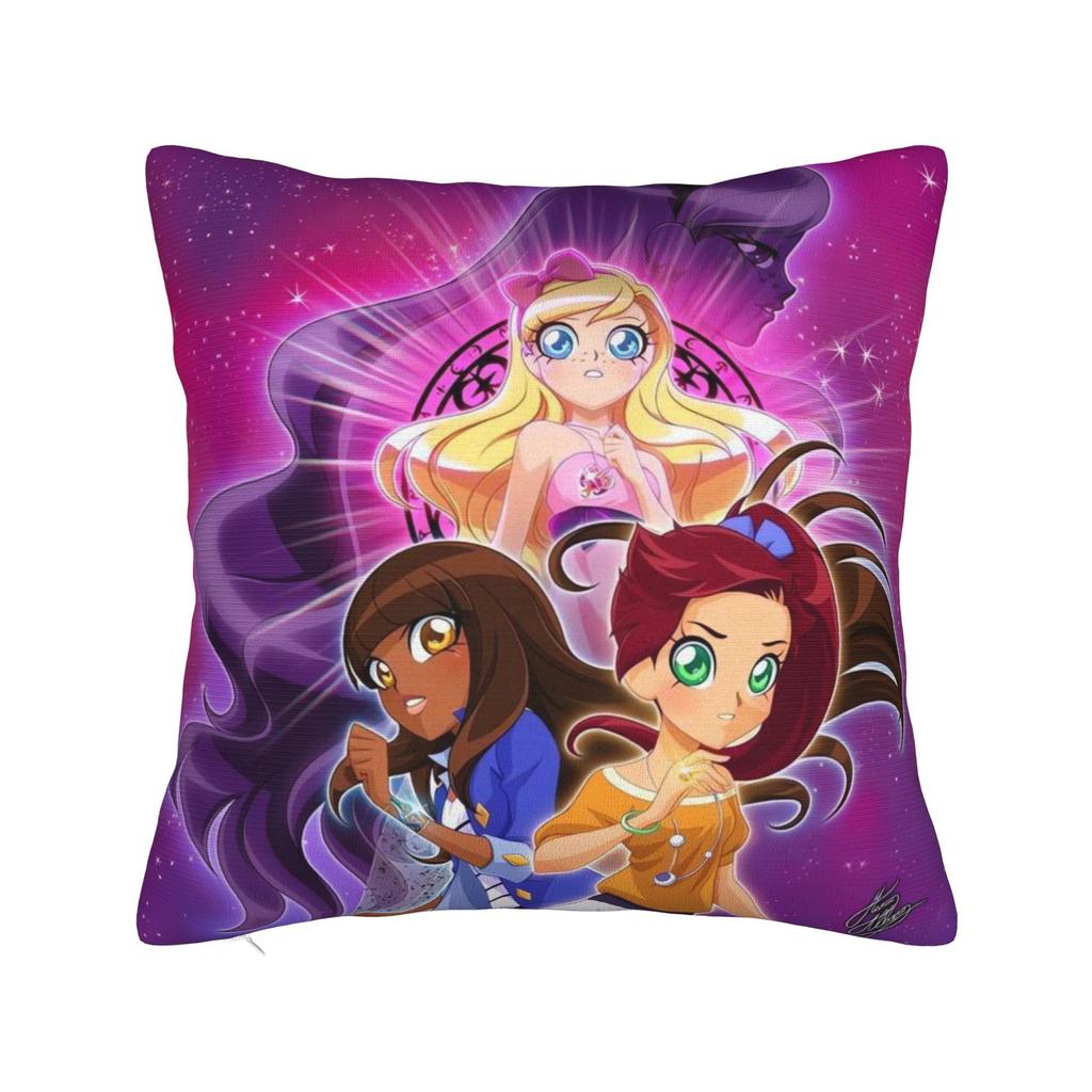 LoliRock Kopo Music Girls Pillow Cover  Comfy Cushion Cover Cute Funny Pillow Case For Sofa Home Decor
