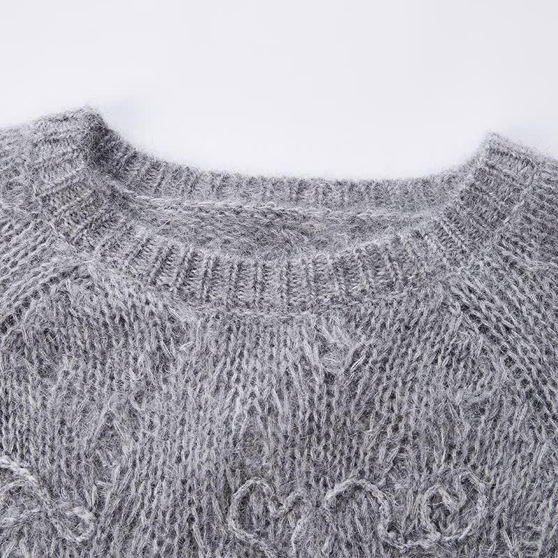Xiangying Women's Loose Knit Pullover Sweater