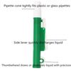 10ml 10ml Pipette Green Laboratory Pipette Liquid Transfer Pump Pipet Pump