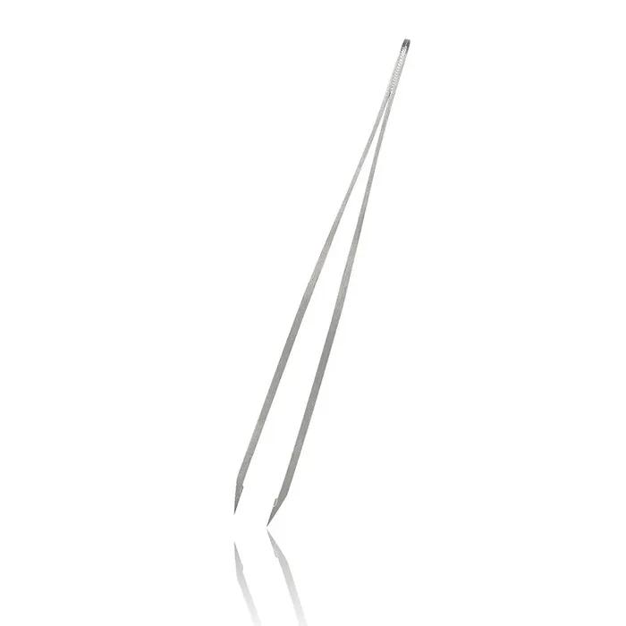 RUBIS Tweezers Ion Slant Silver 4K102, Swiss Premium Tweezers