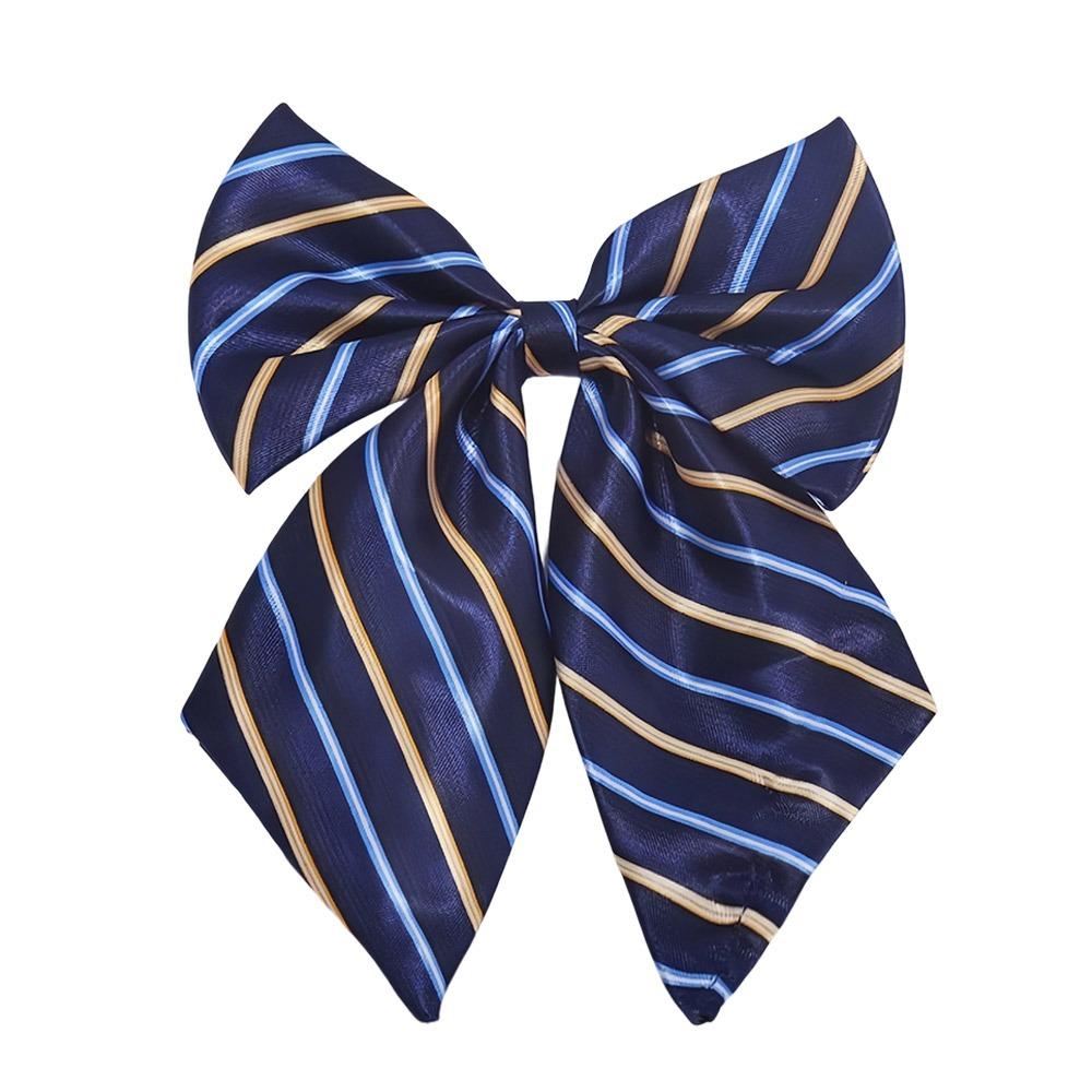 Korean Style Women Necktie Stripe Ladies Neck Wear Fashion Cravat Bank Teller