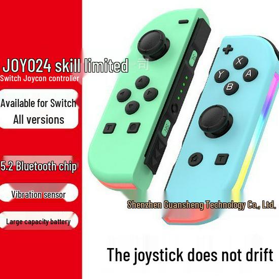 Беспроводной Bluetooth-геймпад для Nintendo Switch Joy-Con с RGB-подсветкой, пара