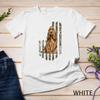 Camo American Flag English Cocker Spaniel 4th Of July USA Unisex T-shirt
