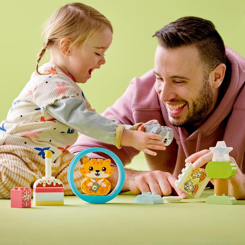 LEGO Duplo My First Duplo Screams Puppy and Kitten 10977 Toy Block Present Infant Baby Animal Animal Boys Girls 1 and a Half Years Old and Up Cute!