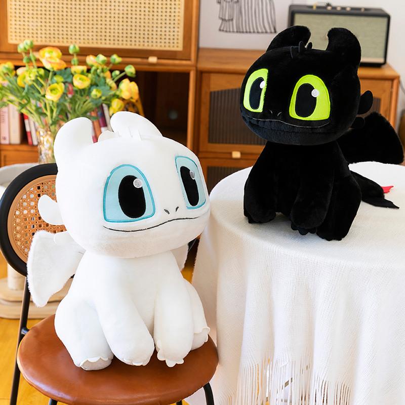 Плюшевая игрушка Как приручить дракона Беззубик из коротковорсового плюша Подарок для детей на время сна