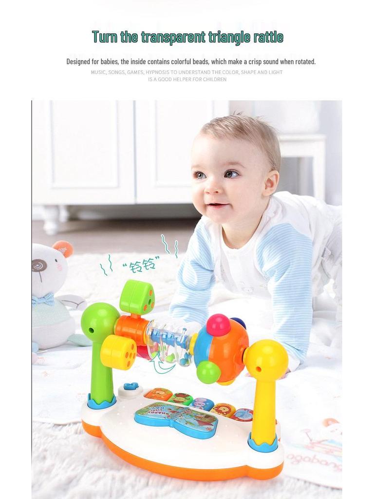 Multifunctional Baby Electronic Keyboard with Lights - Early Education and Singing Musical Instrument