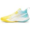 Li Ning Sonic 10 Basketball Shoes Men Sneakers Yellow Blue ABAS069-8