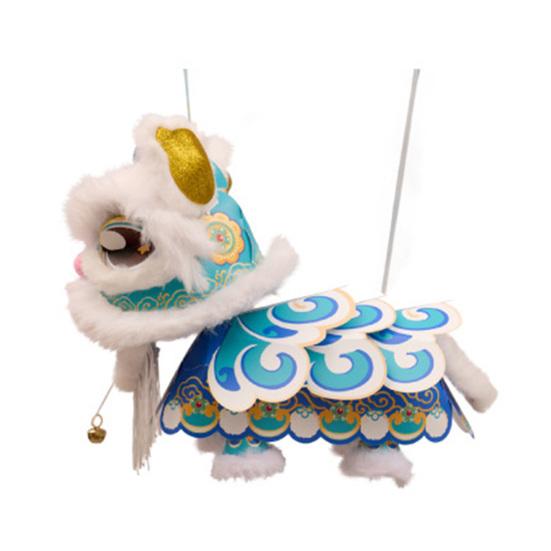 Набор материалов для самодельного фонаря-льва с подвижной головой и конечностями, набор для фонаря танца льва своими руками, светящийся фонарь в китайском стиле на Праздник середины осени