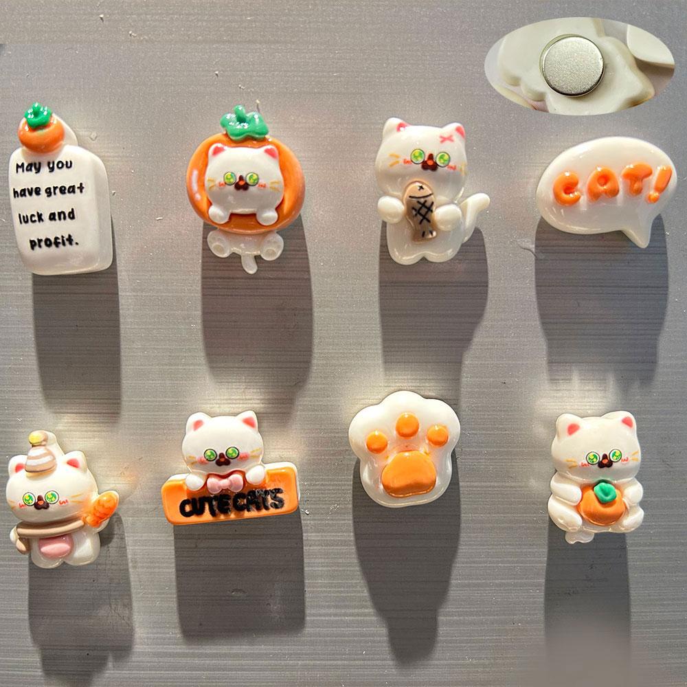 6 шт. DIY холодильник хурма котенок магниты скандинавский персонализированный домашний декор белая доска Po доска объявлений Главная