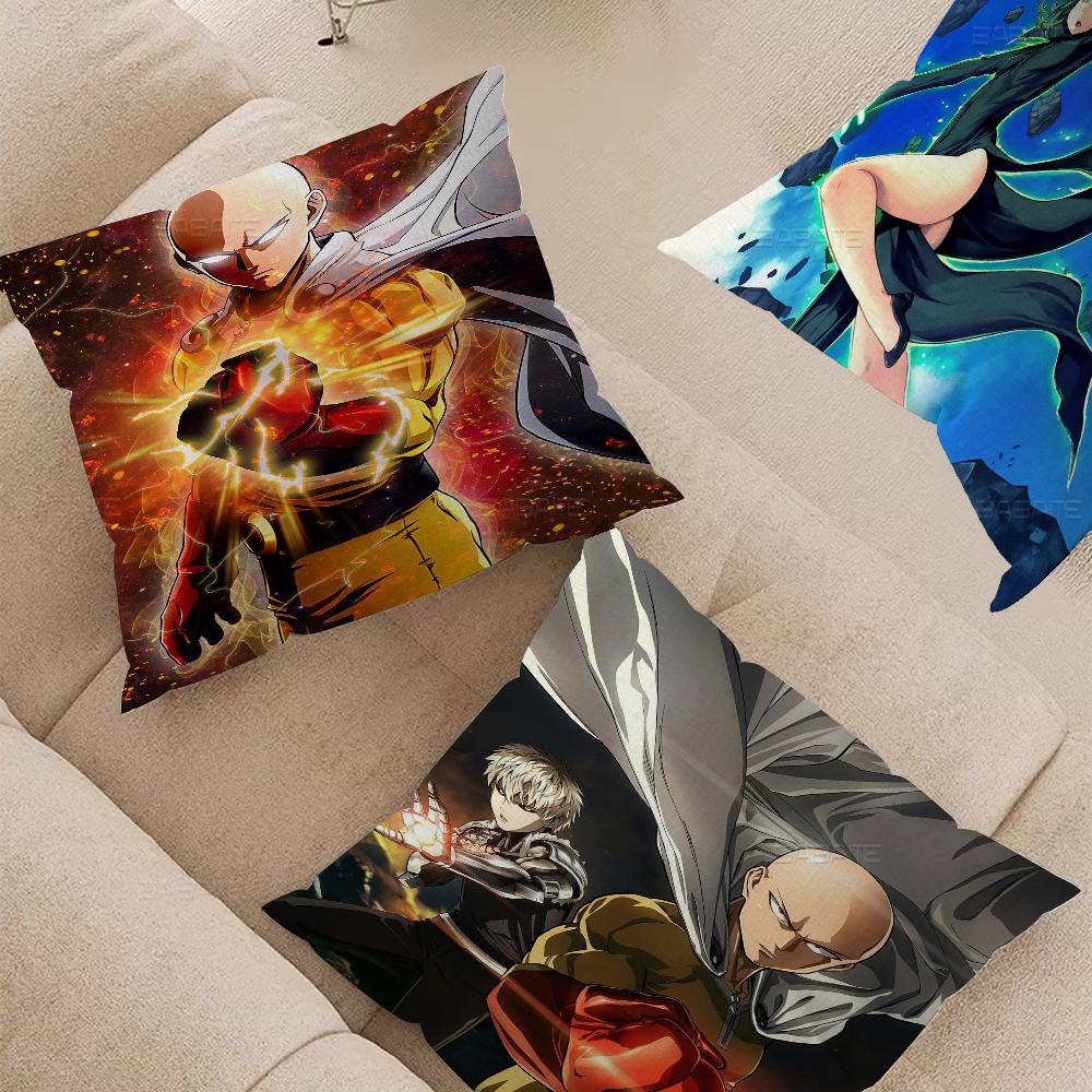 Аниме One Punch Man Кленовый Дизайн Наволочка Счастливый Осенний Урожай Декор Праздничный Декорация Наволочка