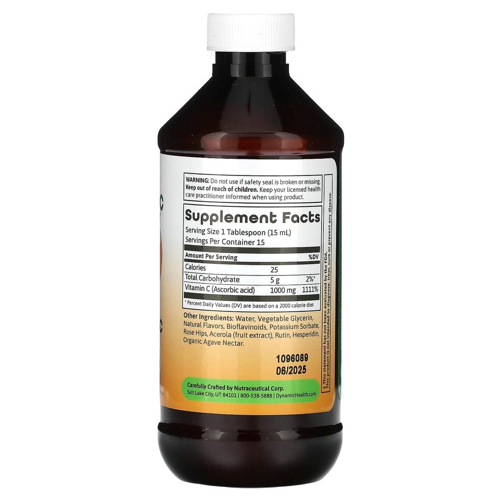 Dynamic Health, Жидкий витамин C, 8 жидких унций (237 мл)