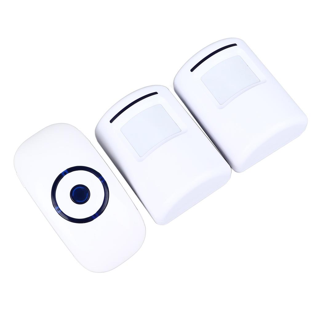 Infrared Sensor Door Bell with 2 Transmitter 1 Receiver Split Design Accurate Detection