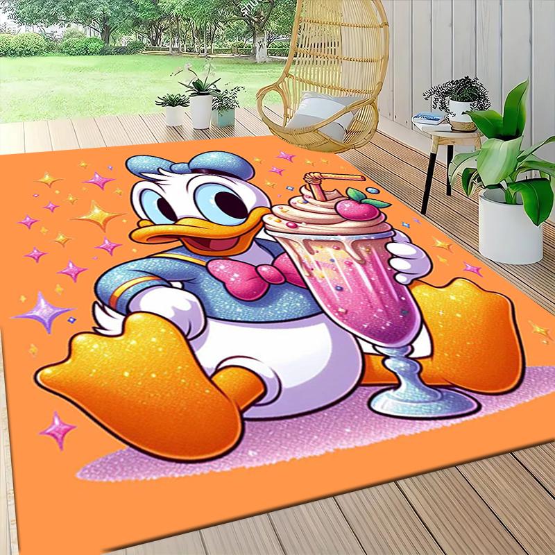 Daisy Duck'S Sweet Treat Carpet Rug Soft Washable Antislip Home Living Room Sofa Mats Personalized Christmas Rug