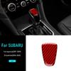 For Subaru Crosstrek 2018-2023 Impreza 2017 2018 2019 2020 2021 2022 2023 Soft Carbon Fiber Sticker Automatic Gear Shift Knob