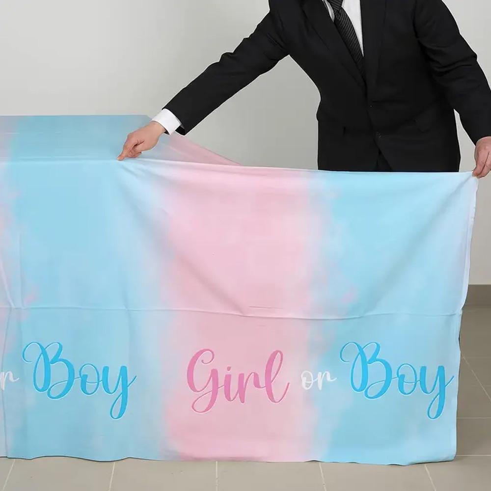 New Style Waterproof PE Birthday Tablecloth - Disposable Party Decoration & Background Cloth
