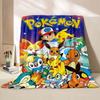 Low Stock! Pokemon Eeveelution Queen Blanket - Soft Cozy Blanket for Couch, Sofa, or Bed, Office Travel Camping Holiday Gifts