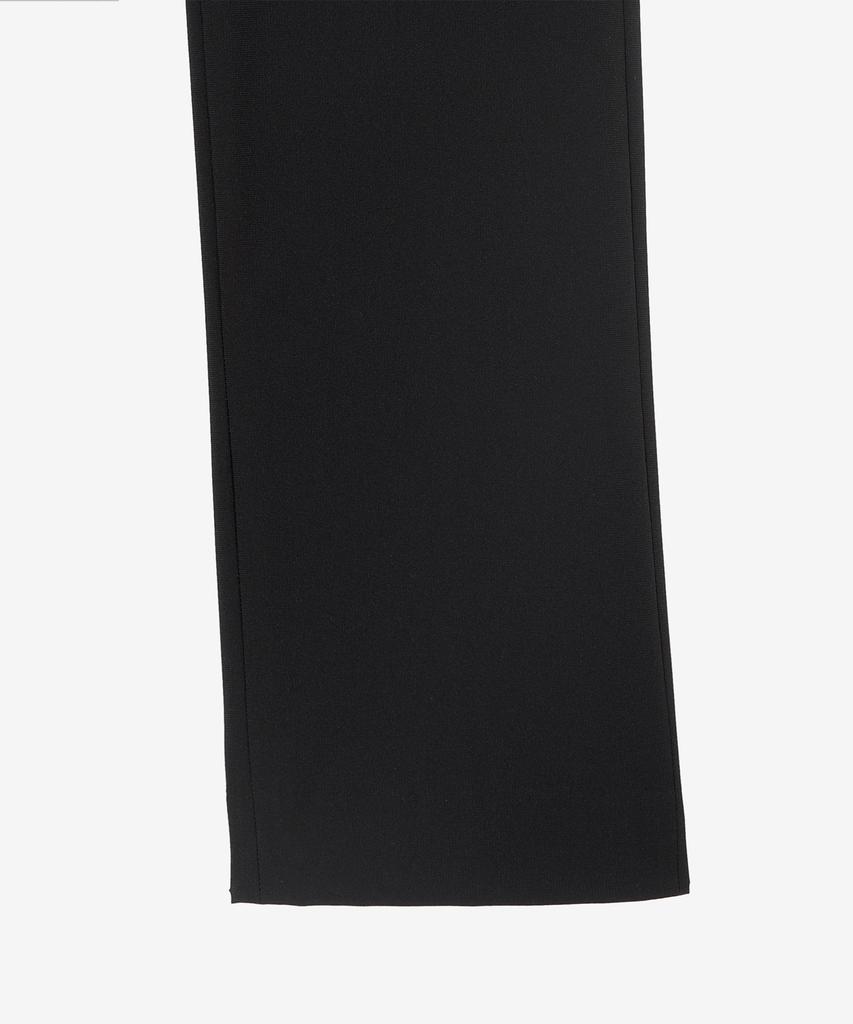 MIND BRIDGE WOMEN [W] Slim Tapered Tricot Banding Slacks