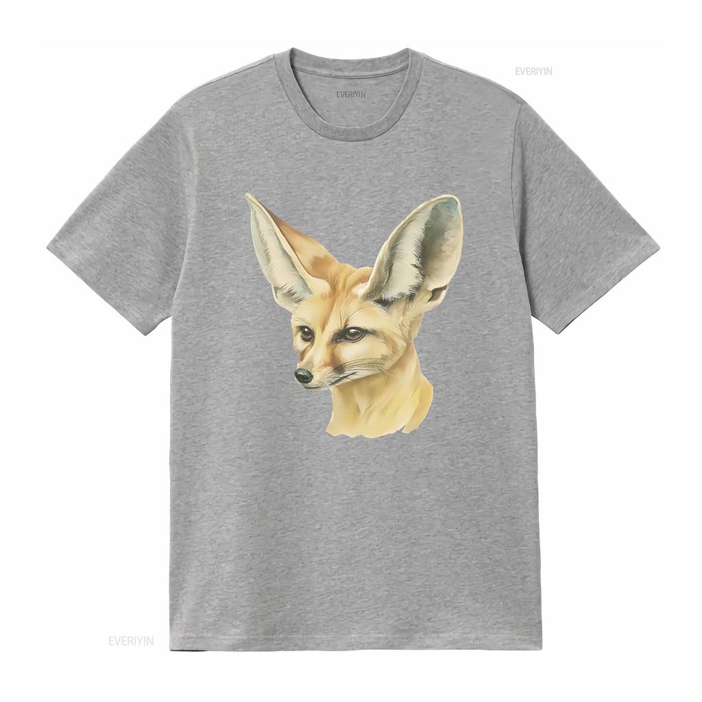 Fennec Fox Portrait T Shirt 100 Cotton S Xxl Ta054954 Vintage Versatile Breathable Casual Stretched Unisex Fashion