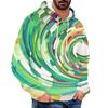 Men's Loose Printed Hooded Sweatshirt Men's Casual Fashion Sports Sweatshirt