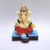 Gaddi Ganesha Idol for Home Decor | Ganpati Statue with Modak | Resin Figurine for Car Dashboard, Office, Gift – Multicolor