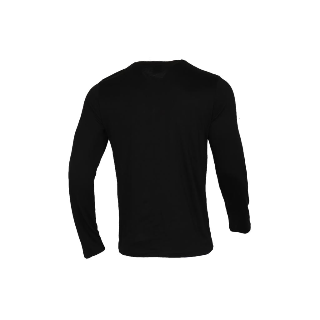 Puma Повседневная футболка для бега с длинным рукавом Мужские топы Черные 530686-01