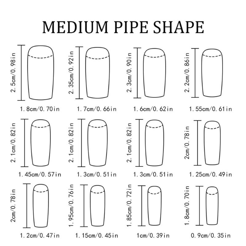 Autumn Winter Press On Nail Set of 24 Glossy Maple Leaf Design Easy Application Comfort Fit