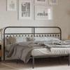 Replacement Headboard Metal Black 193 cm