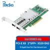 PERCKO Intel X520-DA2 10G Двухпортовая SFP+ Оптоволоконная Сетевая Карта Сервера PCIe