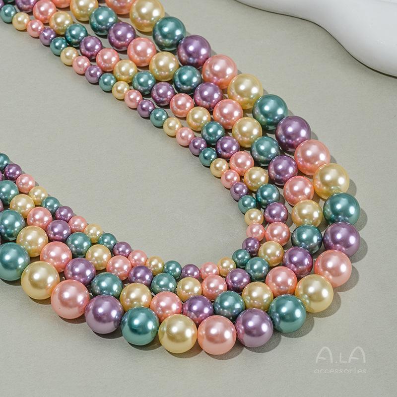 Бусины из барочного жемчуга смешанных цветов для изготовления ожерелья своими руками