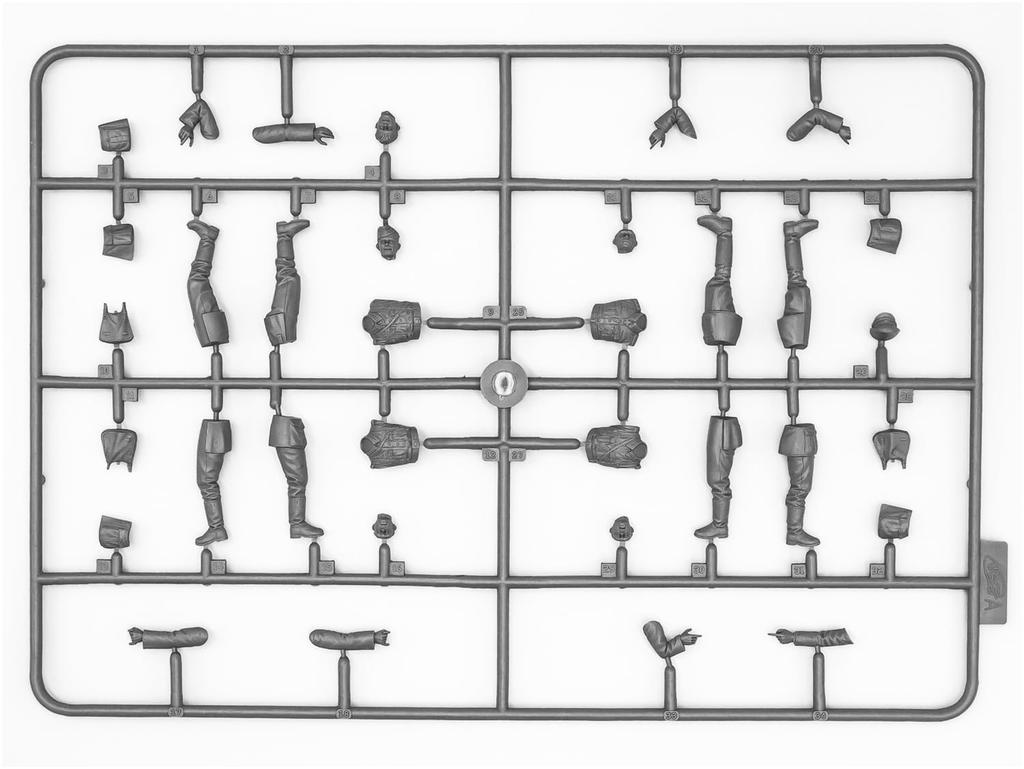 Пластиковая модель пехоты ICM Germany G7107 35588 1/35 с немецким языком