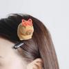 6pcs Kawaii Capybara Spring Hair Clip 3D Plush Hairpin Children Headwear  Photo Prop