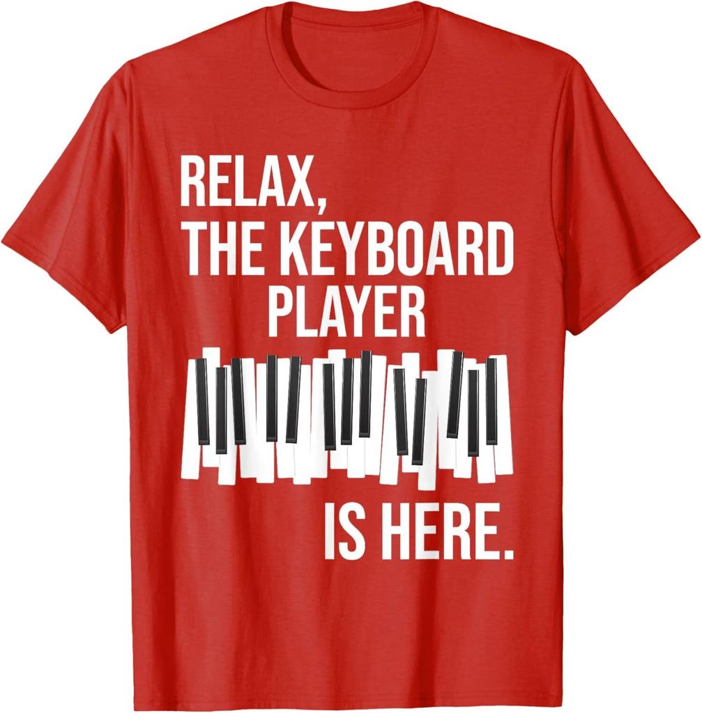 Relax The Keyboard Player Is Here Keyboardist Cool Unisex T-Shirt