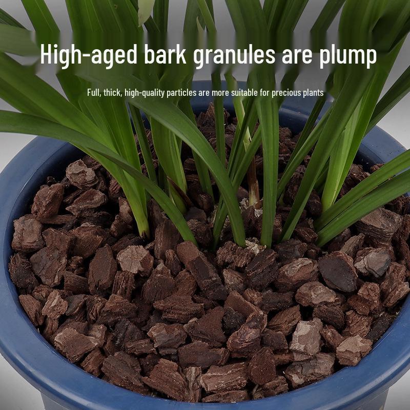 Special Fermented Pine Bark Substrate for Clivia, Phalaenopsis, and Dendrobium Orchids, New Zealand Bark for Top Dressing