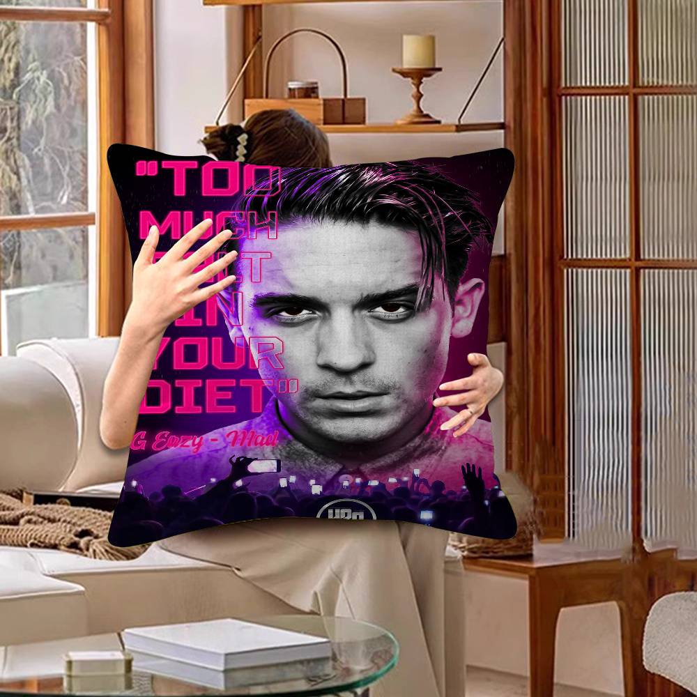 G Eazy Rap Hip Hop Star Singer Pillow Gifts Home Office Furnishings Bedroom Sofa Car Cushion Cover Case 45X45Cm