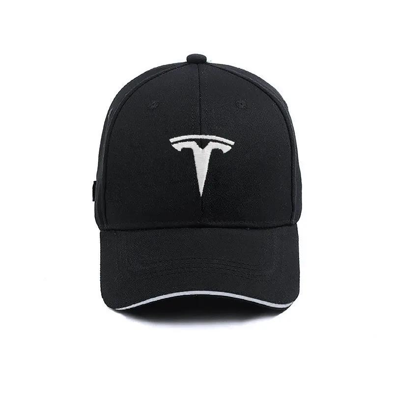 Baseball Cap Outdoor Summer Sports Hat Embroidered Men Women Baseball for Tesla Model-3 Model-S X Y Cybertruck Roadster SpaceX