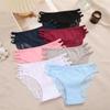 Women Sexy Lace Panties Comfortable Underpants Lace Panty Solid Color Lingerie