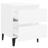 Nightstands 2 pcs White 40 x 35 x 50 cm Engineered Wood