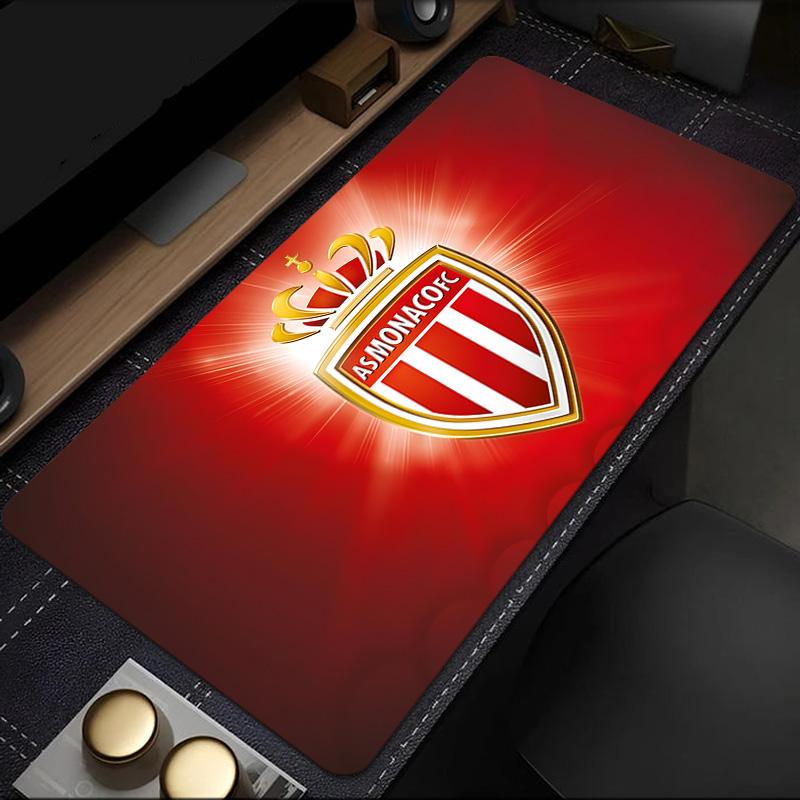 As Monaco Crest Mouse Pad, Rubber Base, Mouse Pad for Gamers and Office Use, Gaming Desk , Easy To Clean Mat Christmas fan gifts