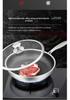 Сковорода из нержавеющей стали 316L для домашнего использования, с плоским дном, без покрытия, идеально подходит для стейков и жареных яиц, совместима с индукционными и газовыми плитами
