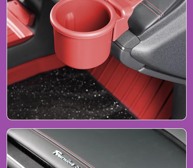 Custom-fit Cup Holders for Xiaomi SU7: Original Color & Multifunctional Car Interior Accessory
