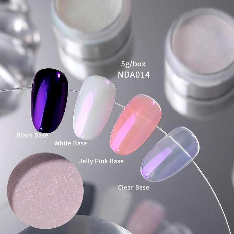 Nicolediary Цветная перламутровая пудра, слюдяная пудра для нейл-арта Symphony Mermaid Ji Polarized Fine Glitter