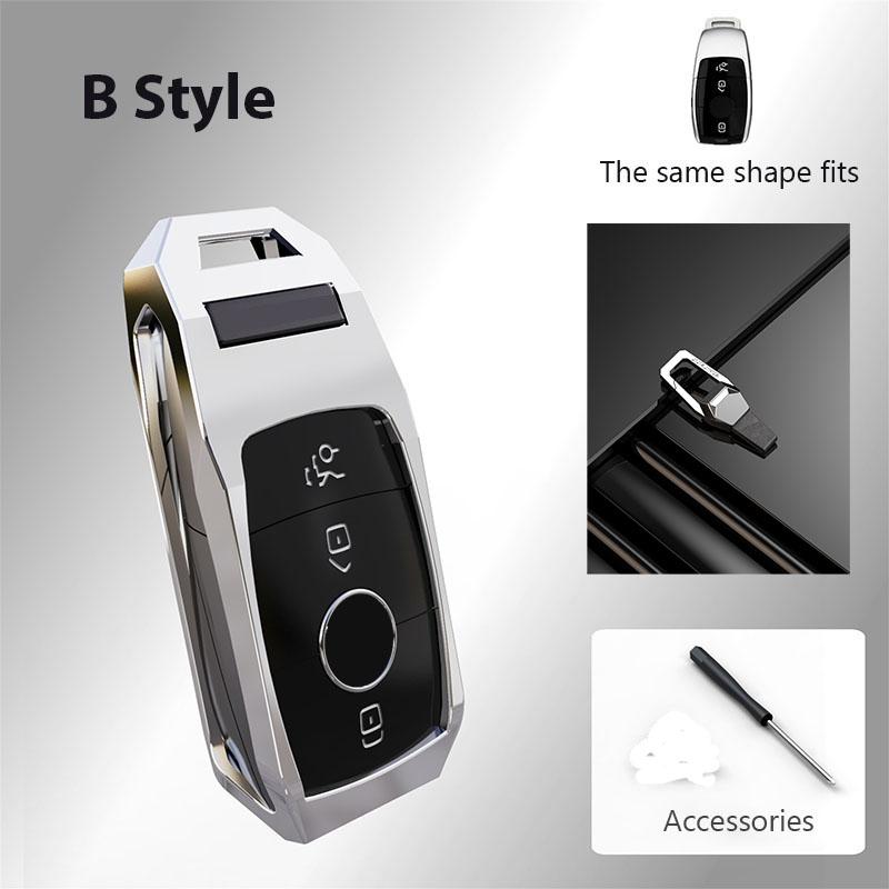 Чехол для автомобильного ключа из цинкового сплава для Mercedes Benz AMG ACES Series E200L E300L C260L E260 W204 W212 W176 CLA GLA Аксессуары