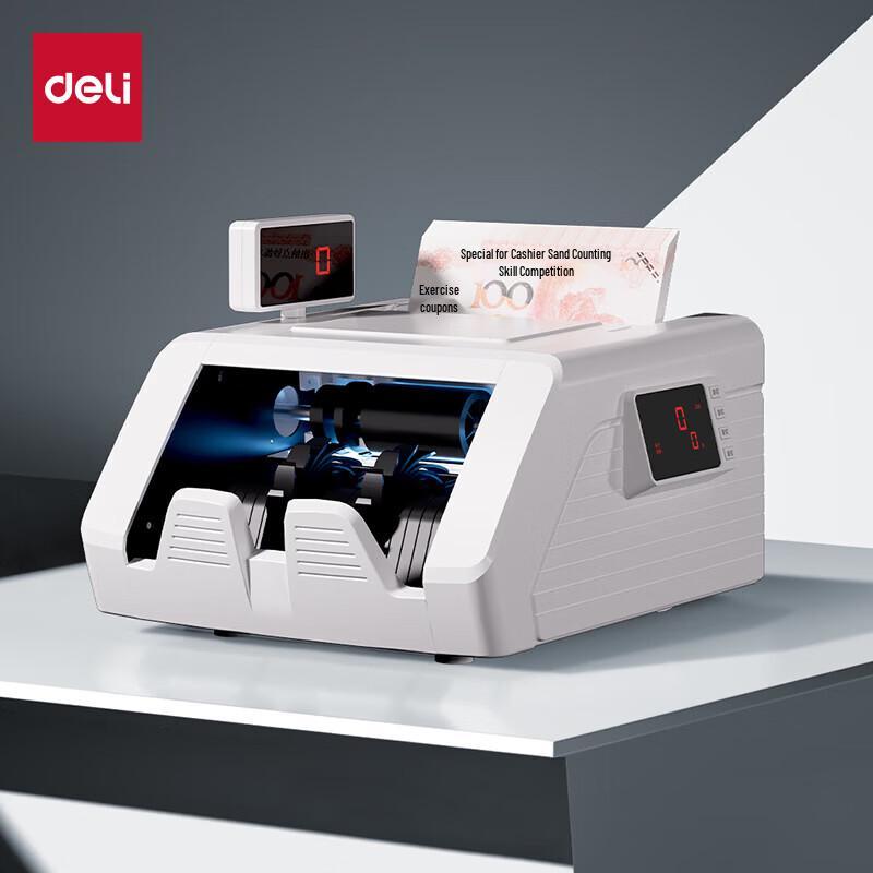 Deli Banknote Counter and Authenticator CN plug (adapter included)