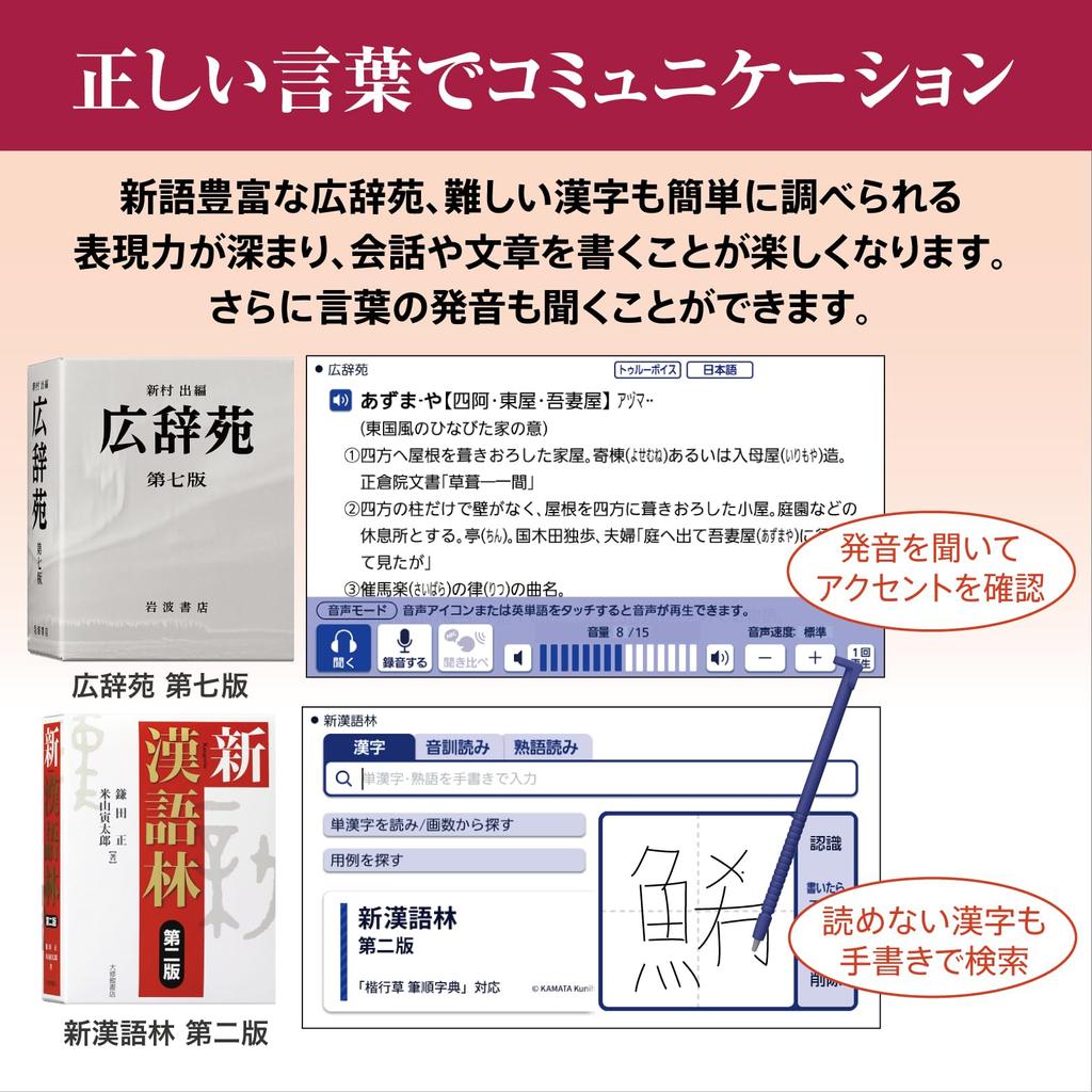 Casio Electronic Dictionary Exword 160 Contents Gold Set Life/Culture XD-SX6510GD XD-SXN651GD