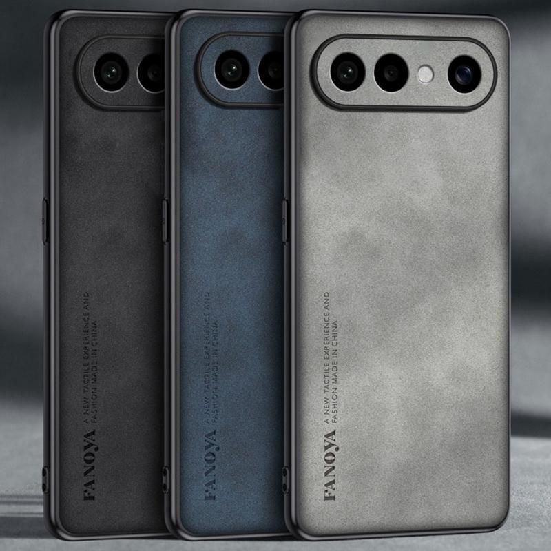 PU Leather Sheepskin Feeling Phone Case For Vivo X300 FE Protective Cover Matte Fundas Coque Capa