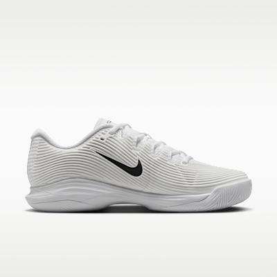 Nike Кроссовки Court Air Zoom Vapor 12 HC Белый Summit White Черный (Женский)