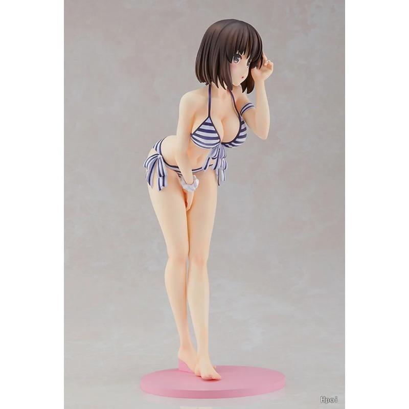 19СМ Аниме Мегуми Като Версия в купальнике Фигурка Saekano Как воспитать скучную девушку Пижама Фигурки Действия Модель Игрушки Подвижная Сочлененная Масштаб