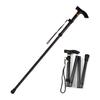 Lightweight Folding Cane, Stylish Telescopic Walking Stick, 4-Level Adjustment, Suitable for Men and Women, Black